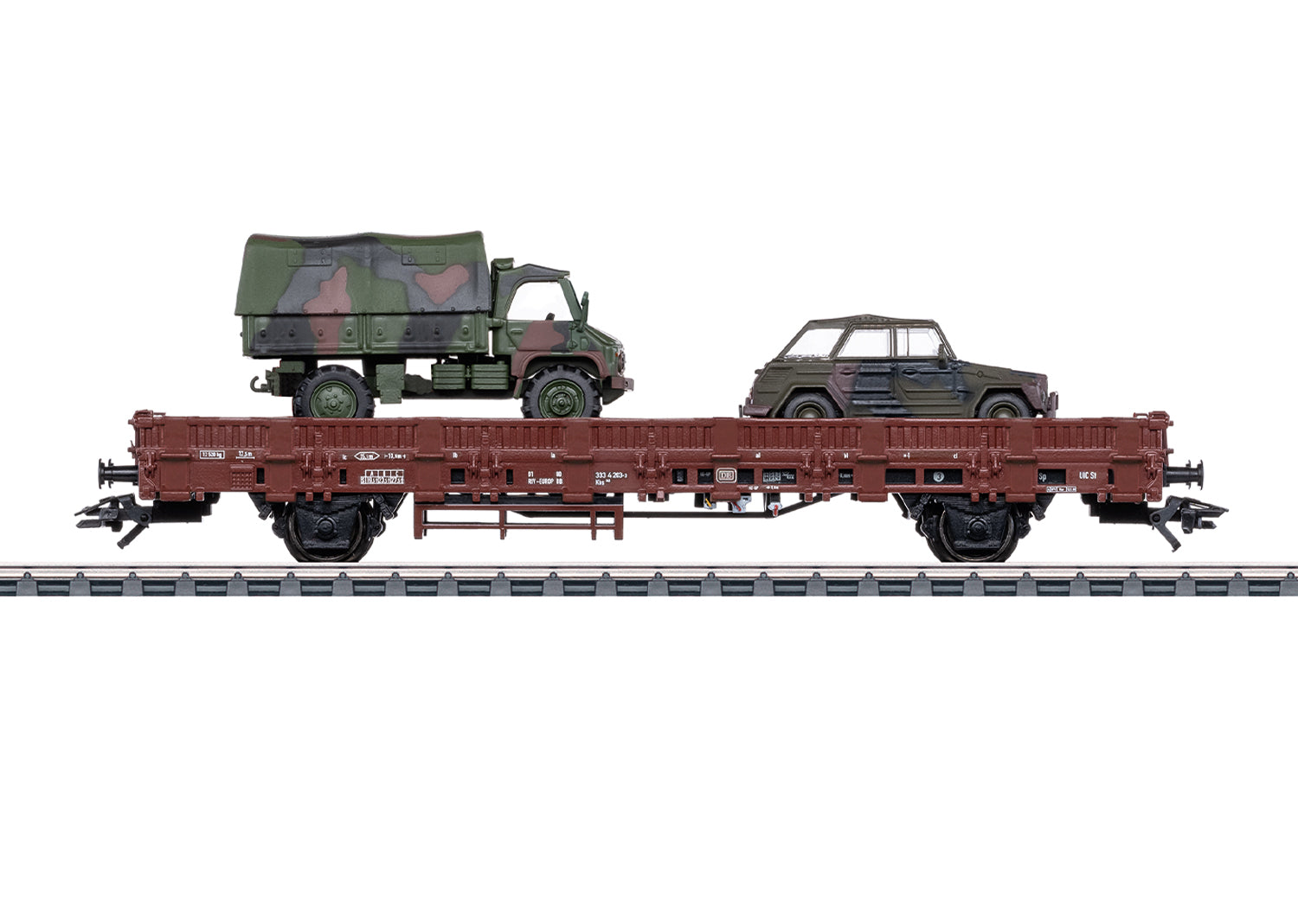 Marklin 46929 HO German Federal Railroad Type Kbs 443 Stake Car