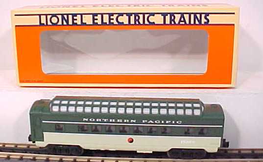 Lionel 6-15108 O Gauge Northern Pacific Full Vista Dome LN/Box