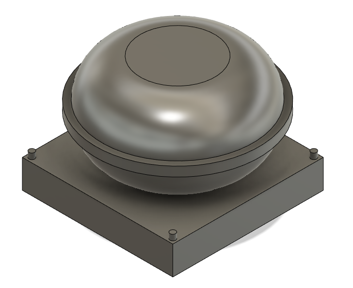 CMR Products 425-1104 N Undecorated Small Round GPS Dome (Pack of 6)