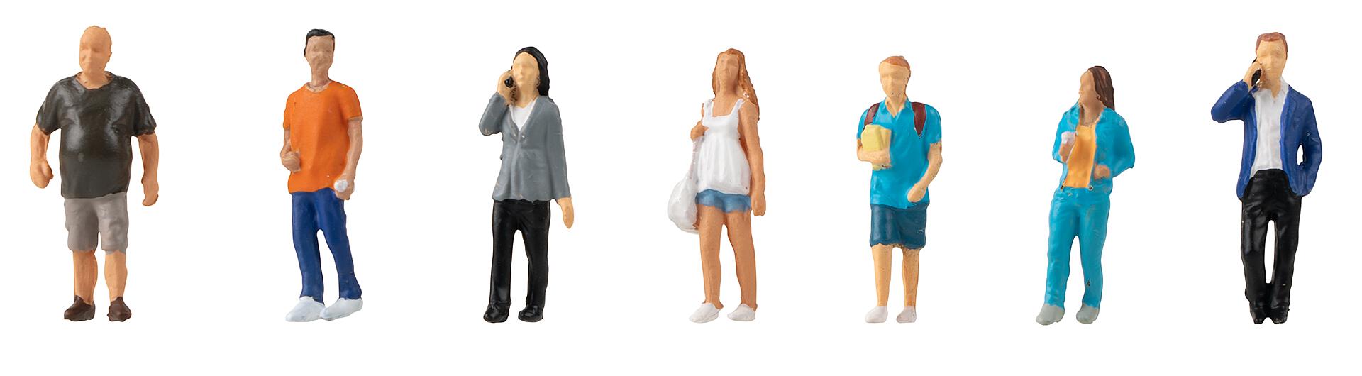 Faller 151636 HO In the Town Centre Figures (Set of 7)