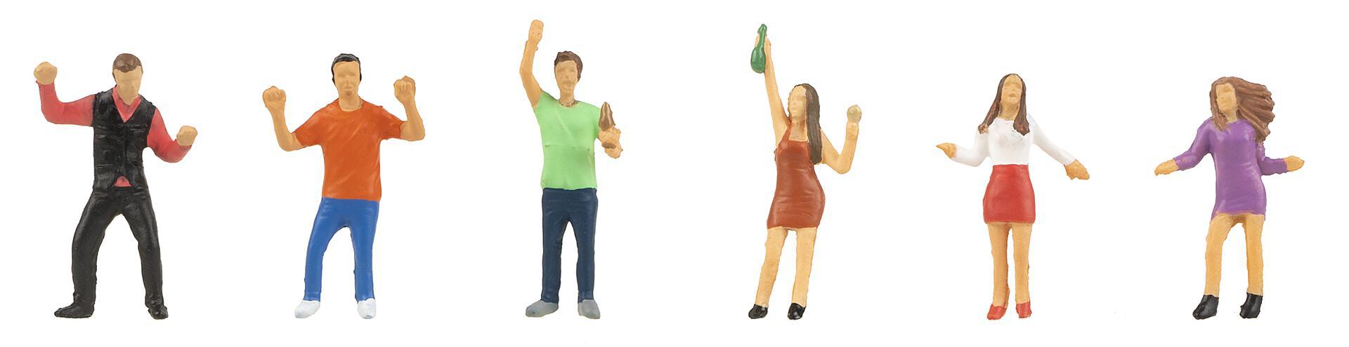 Faller 151646 HO At the Club Figure Set (Set of 6)