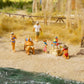 Faller 151734 HO Beach Day Figure (Set of 6)