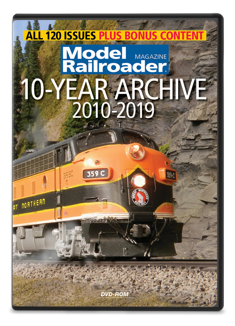 Kalmbach 15361 Model Railroader: 10-Year Archive 2010-2019 DVD-ROM