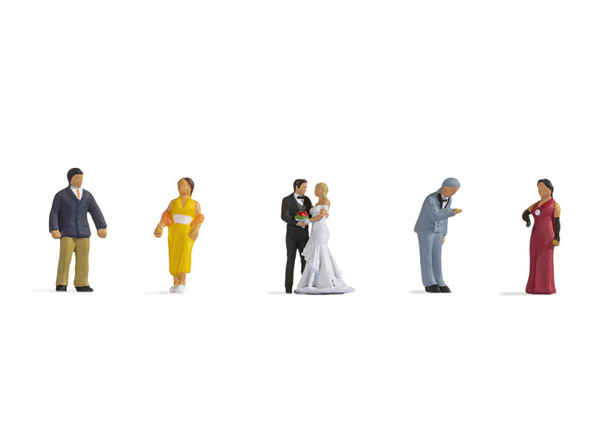 Noch 12861 HO Wedding Couples Figures with Sound