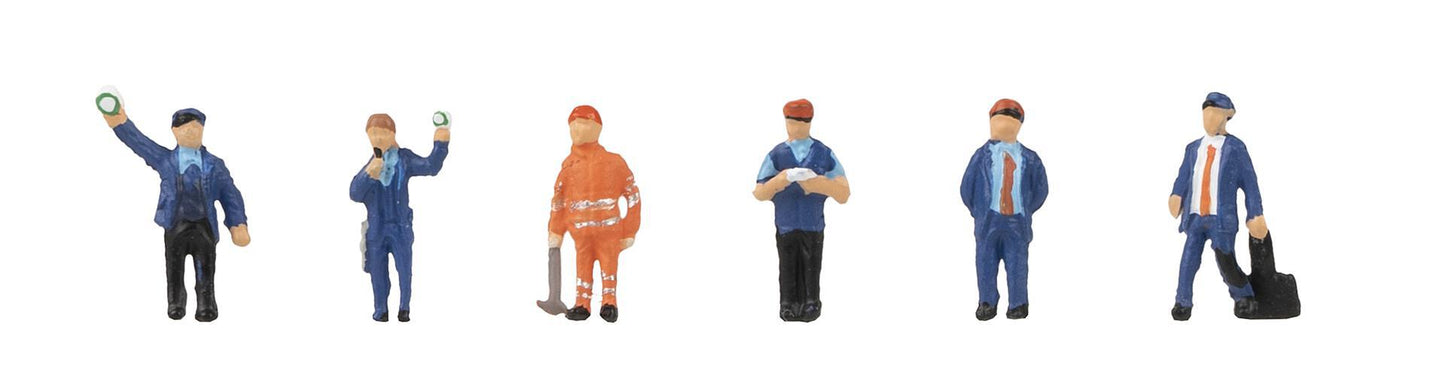 Faller 155603 N Railway Staff Era V Group Figures (Set of 6)