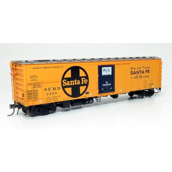 Rapido Trains 156008A HO SF All The Way Slogan RR-60 Mechanical Reefer #2210 LN/Box