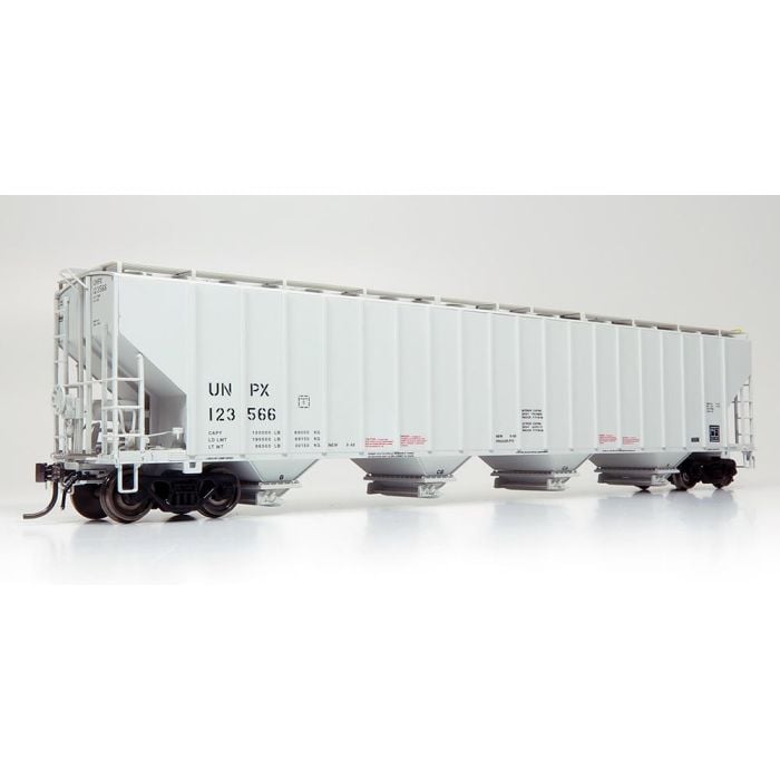 Rapido Trains 157007A HO Scale UNPX Procor No Logo 5820 Covered Hopper #123519