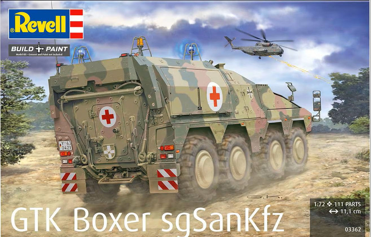 Revell of Germany 03362 1:72 GTK Boxer sgSANKfz Medical Vehicle Plastic Kit