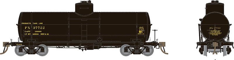 Rapido Trains 159004A HO Products Tank Car PX X-3 Tank Car