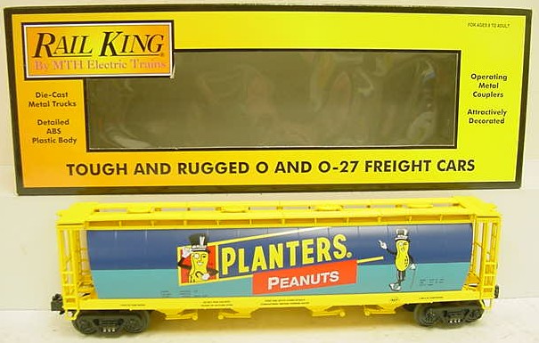 MTH 30-75114 Planters Peanuts 4-Bay Cylindrical Hopper LN/Box
