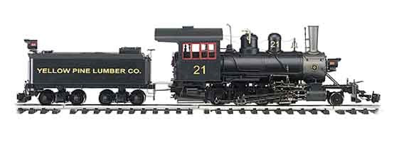 Bachmann 81294 Yellow Pine Lumber 2-8-0 Steam Locomotive & Tender