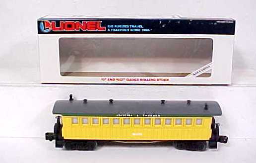 Lionel 6-16010 Virginia & Truckee Passenger Coach NIB