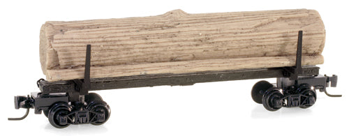 Micro-Trains 53800060 Z Undecorated 40' Modern Log Car with Load