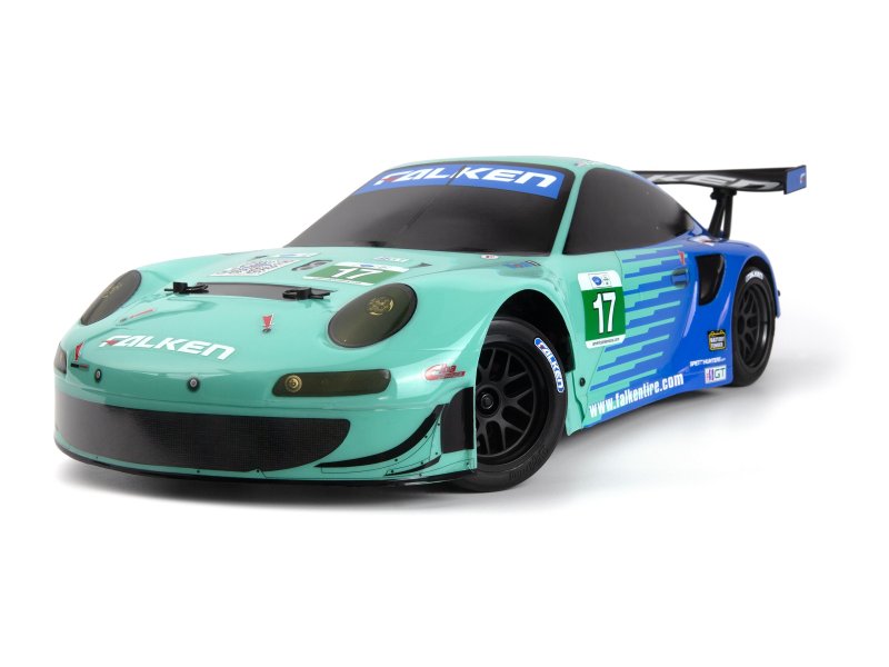 HPI Racing 160782 1:10 206 mm/210 mm Porsche 911 GT3 RSR Falken Painted Body