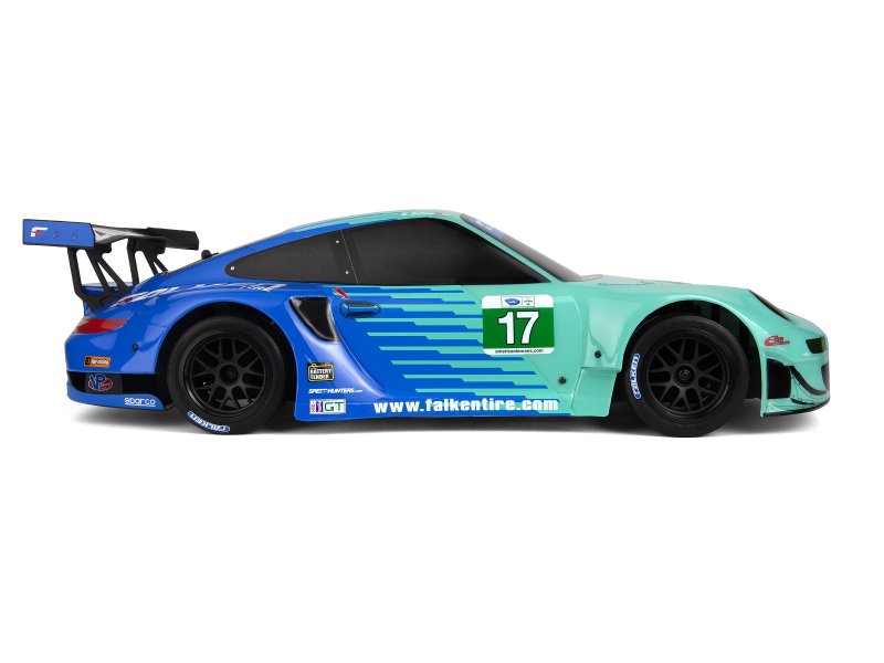 HPI Racing 160782 1:10 206 mm/210 mm Porsche 911 GT3 RSR Falken Painted Body