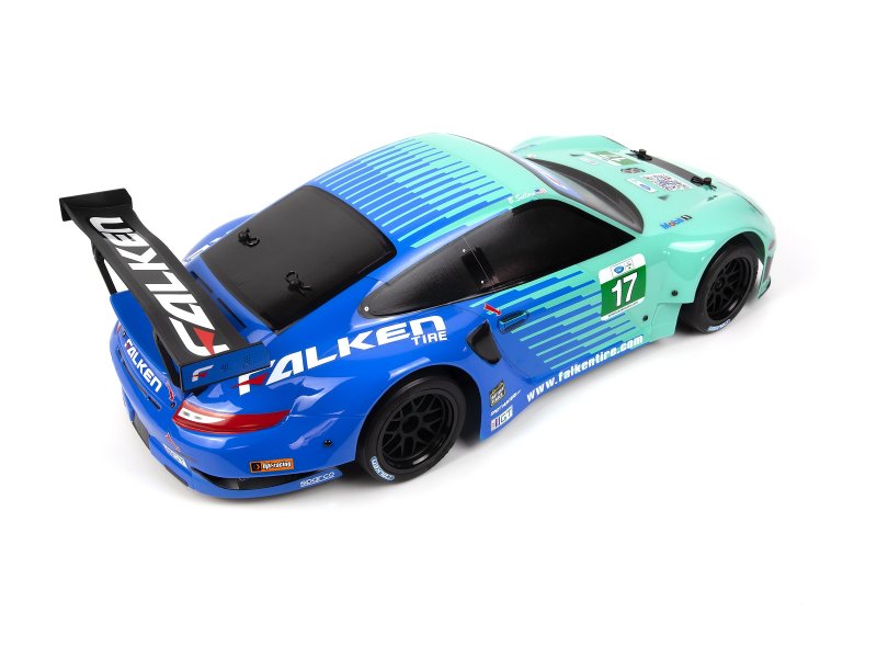 HPI Racing 160782 1:10 206 mm/210 mm Porsche 911 GT3 RSR Falken Painted Body