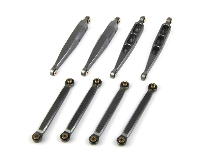 HPI Racing 161413 1:18 Gunmetal Aluminum Suspension Link Set