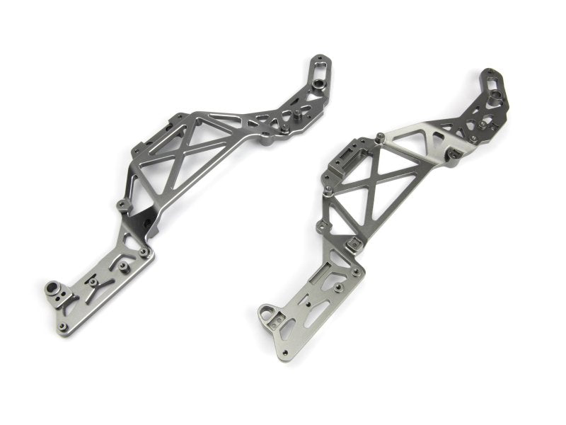 HPI Racing 161419 1:18 Gunmetal Aluminum Chassis Set