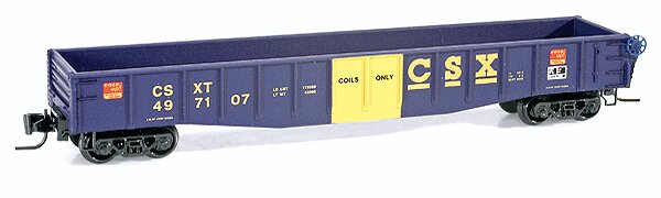Micro-Trains 52200192 Z CSXT 50' Fishbelly Sides Gondola with Rock Load #497107