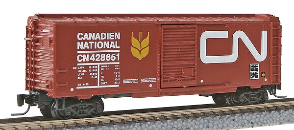 Micro-Trains 50000590 Z CN 40' Standard Single Door Box Car #428651