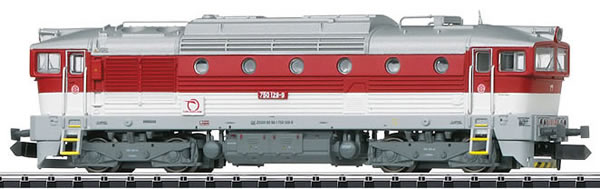 Trix 16736 N ŽSSK Class 750 General-Purpose Locomotive