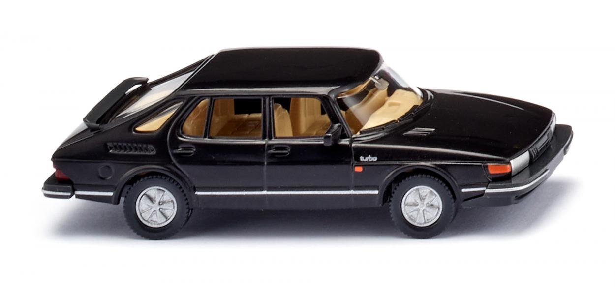 Wiking 21502 HO Black 1978-1986 Saab 900 Turbo Car