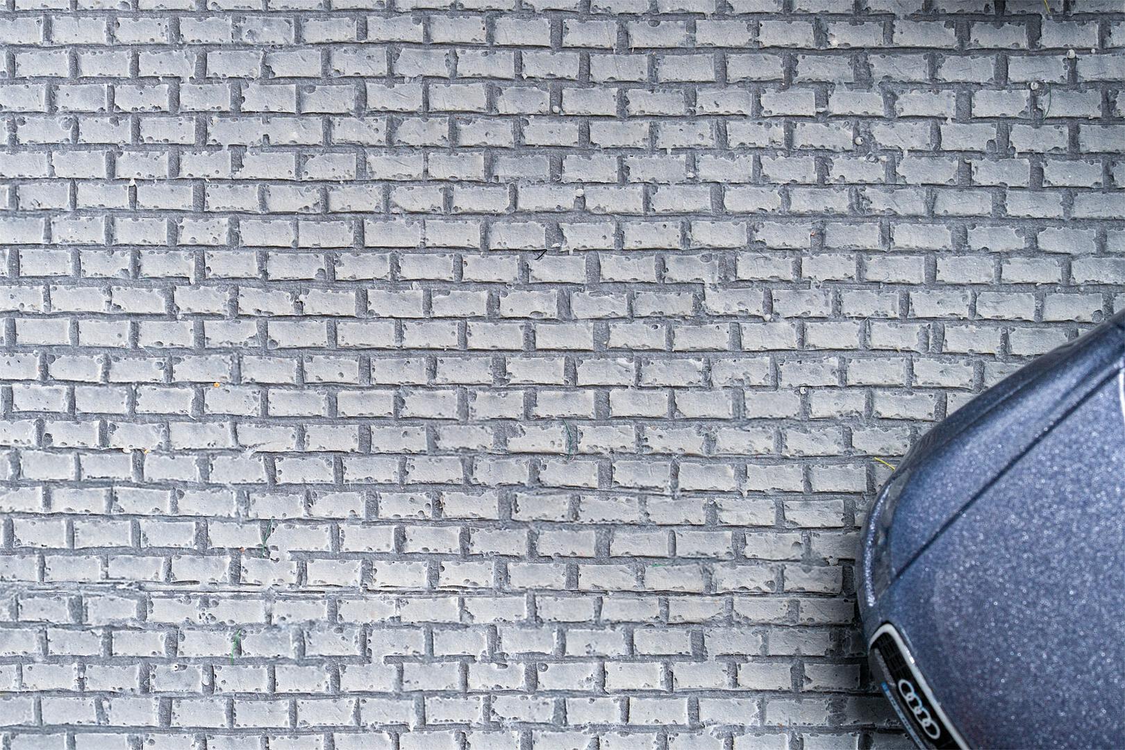 Faller 170310 HO Premium Road Film Light Grey Cobblestones