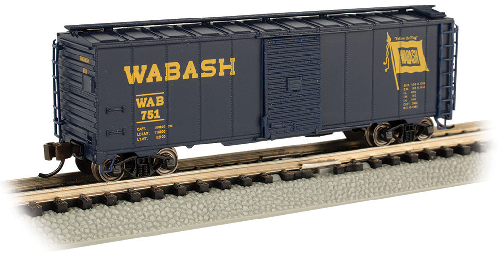 Bachmann 17063 N Wabash AAR 40' Steel Box Car #751