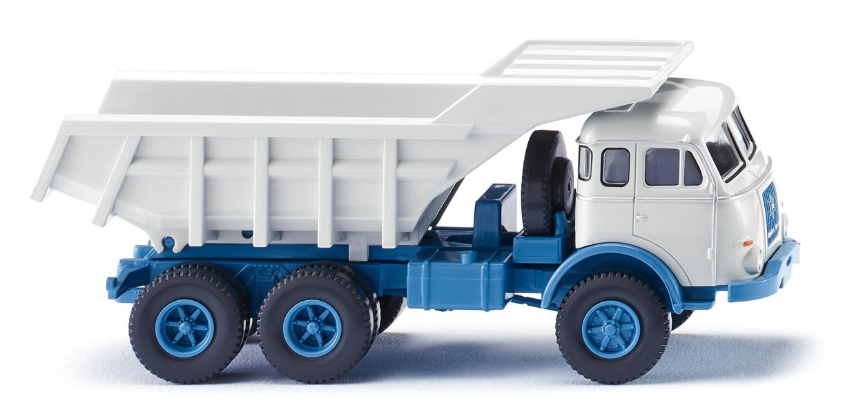 Wiking 067048 HO Henschel HS 3-180 Dump Truck Papyrus White