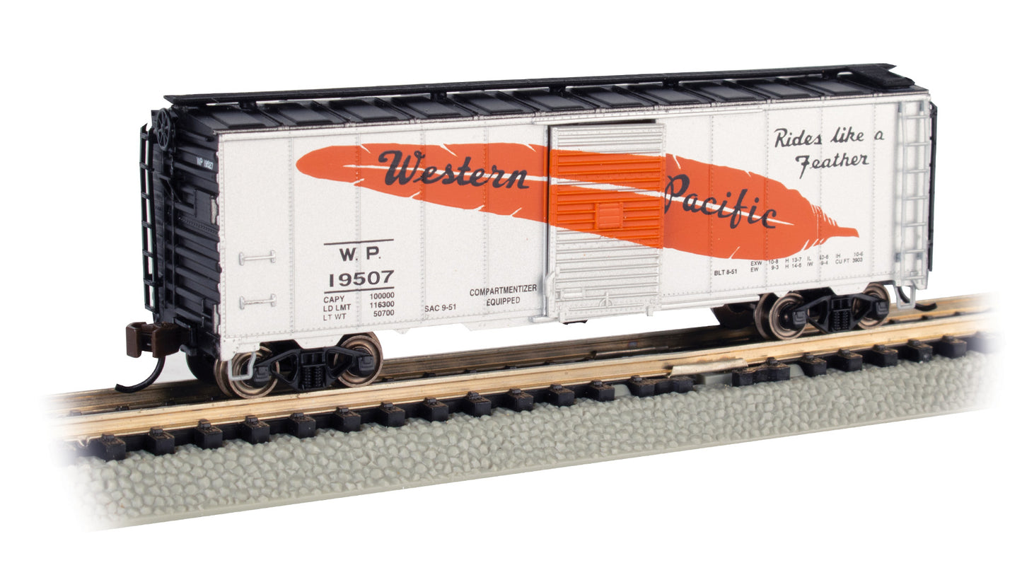 Bachmann 17072 N Western Pacific AAR 40' Steel Box Car #19507
