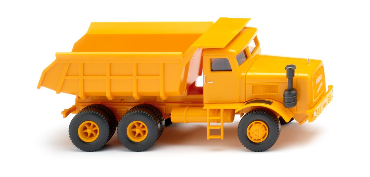 Wiking 86632 HO Corn Yellow 1962-1963 Kaelble Heavy-Duty Dump Truck