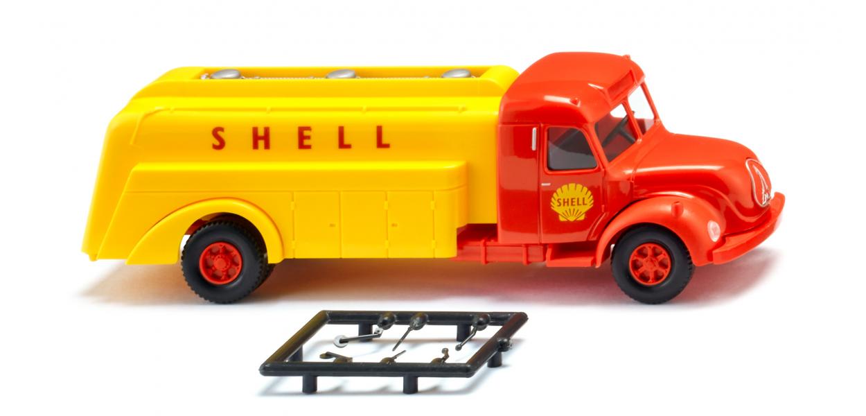 Wiking 088303 HO "Shell" Magirus S 7500 Tanker Truck