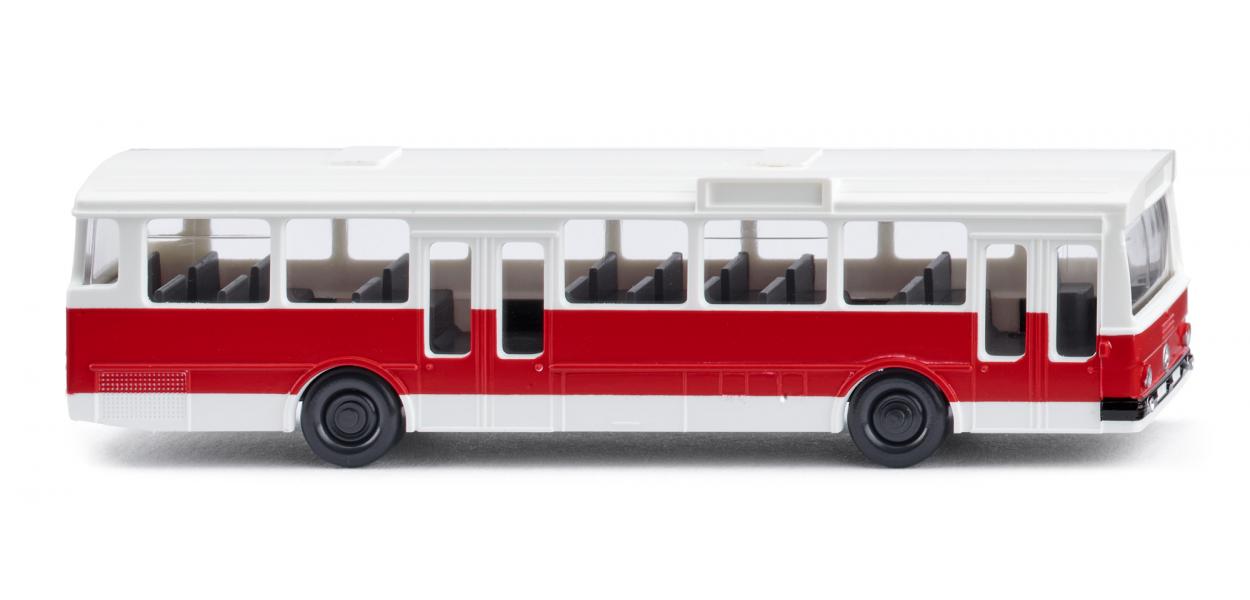 Wiking 97008 N White/Red Mercedes-Benz O 305 City Bus