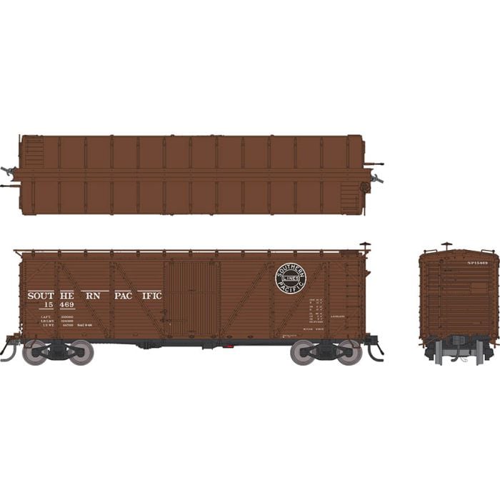 Rapido Trains 171004A HO SP 1946 - 1952 B-50-15 Viking Roof Boxcar #15469