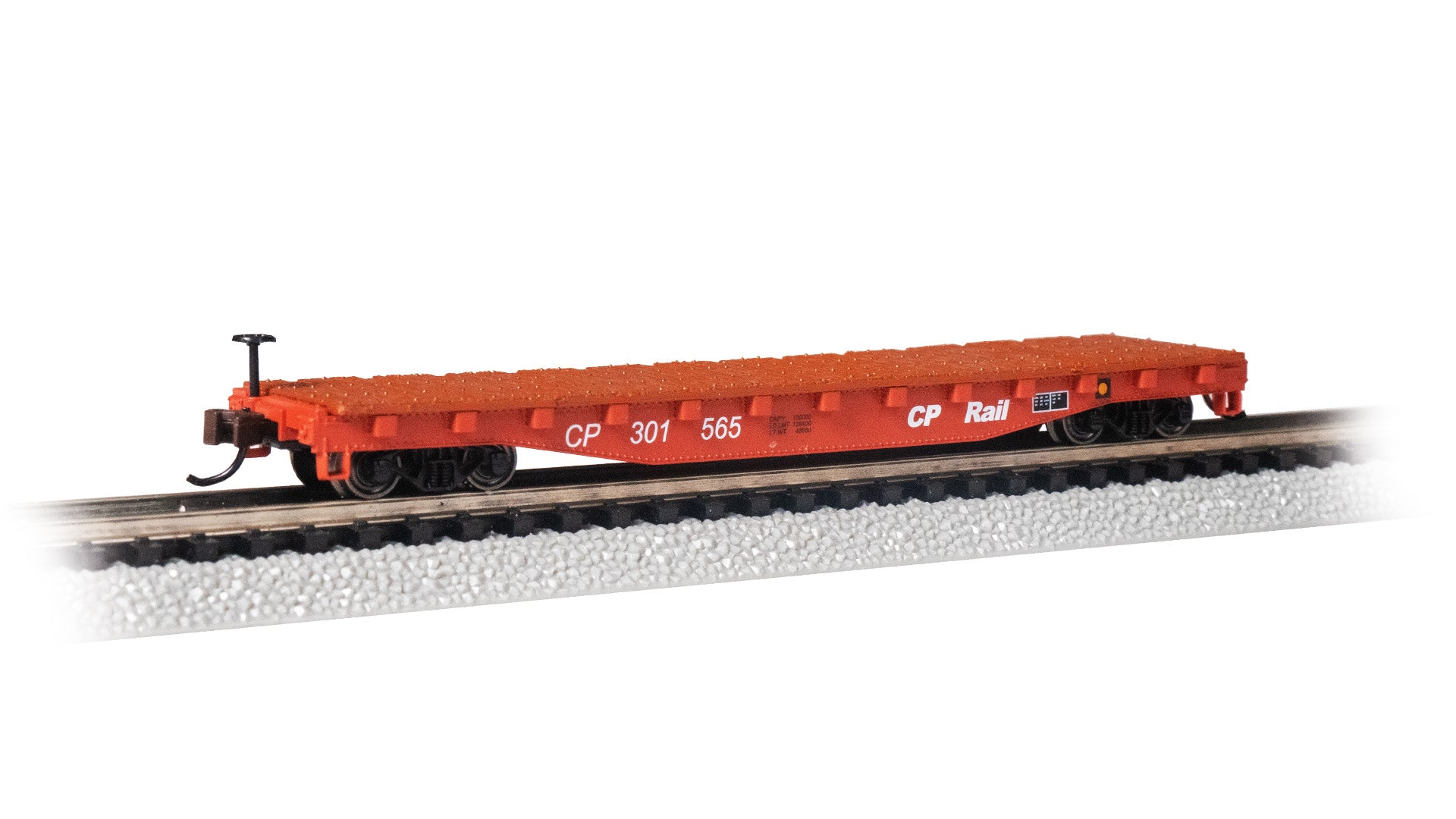 Bachmann 17355 N CP Rail 52' Flatcar #301565