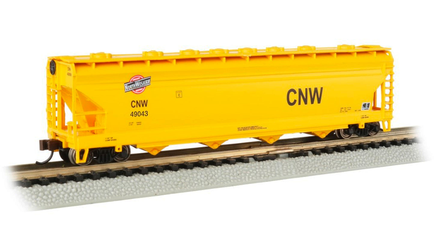 Bachmann 17567 N Chicago and North Western ACF 56' Center-Flow Hopper #49043