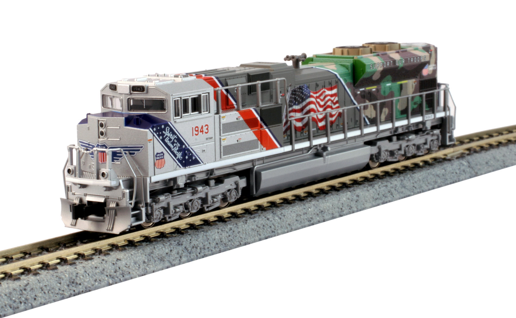 Kato 176-1943-S N UP EMD SD70ACe Diesel Locomotive w/LokSound DCC #1943