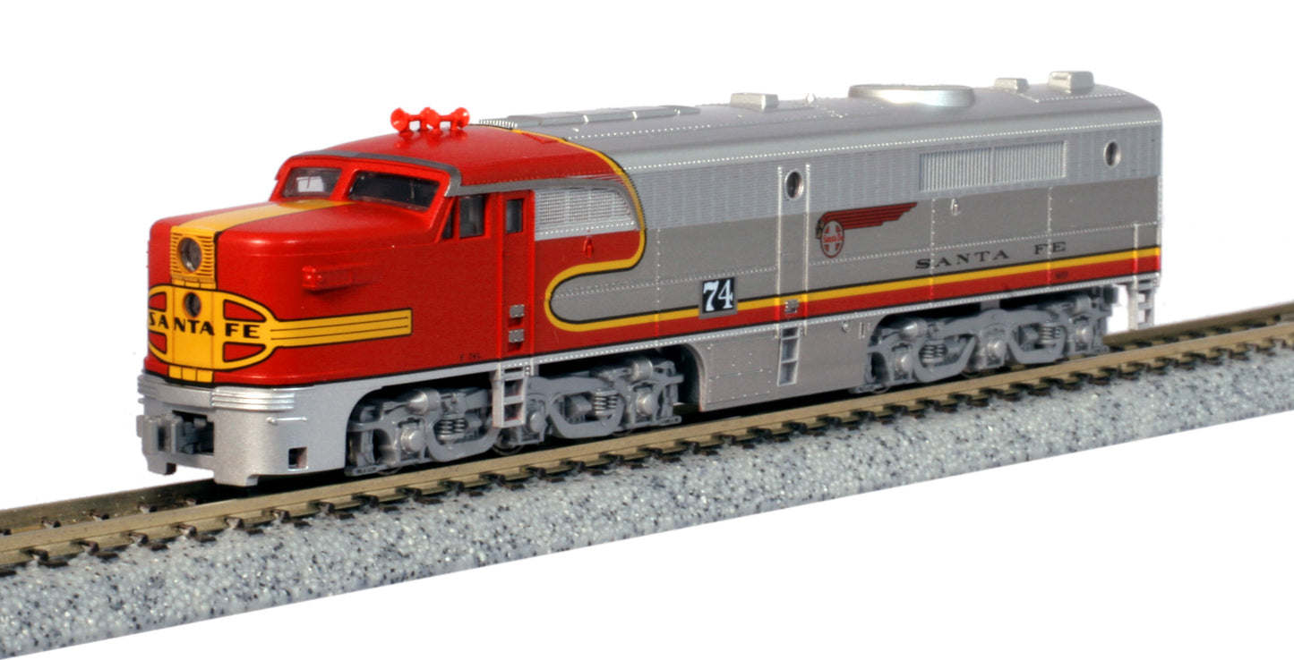 Kato 176-4121 N Santa Fe Warbonnet ALCO PA-1 Diesel Locomotive #74L
