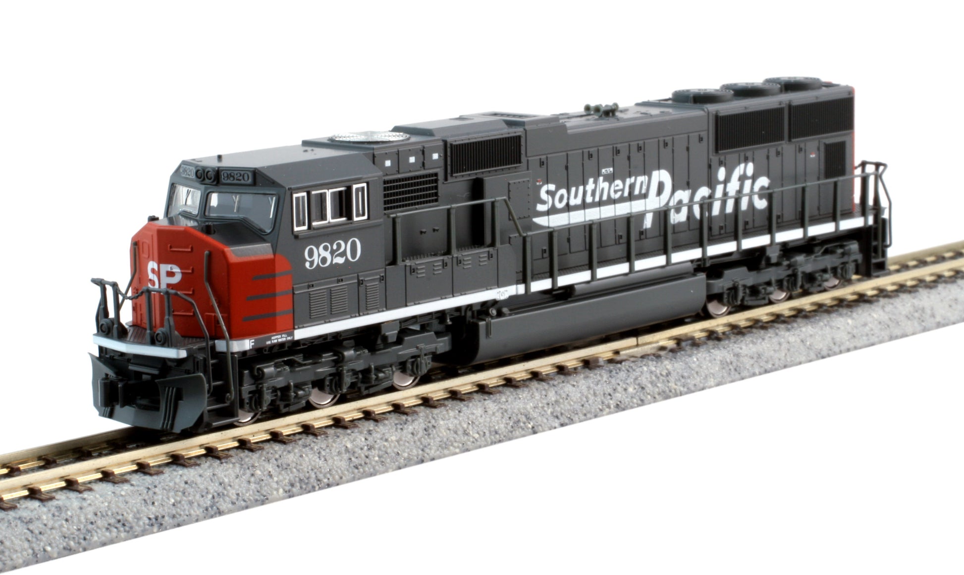 Kato 176-7612 N Southern Pacific EMD SD70M Flat Radiator Diesel Locomotive #9820 LN/Box