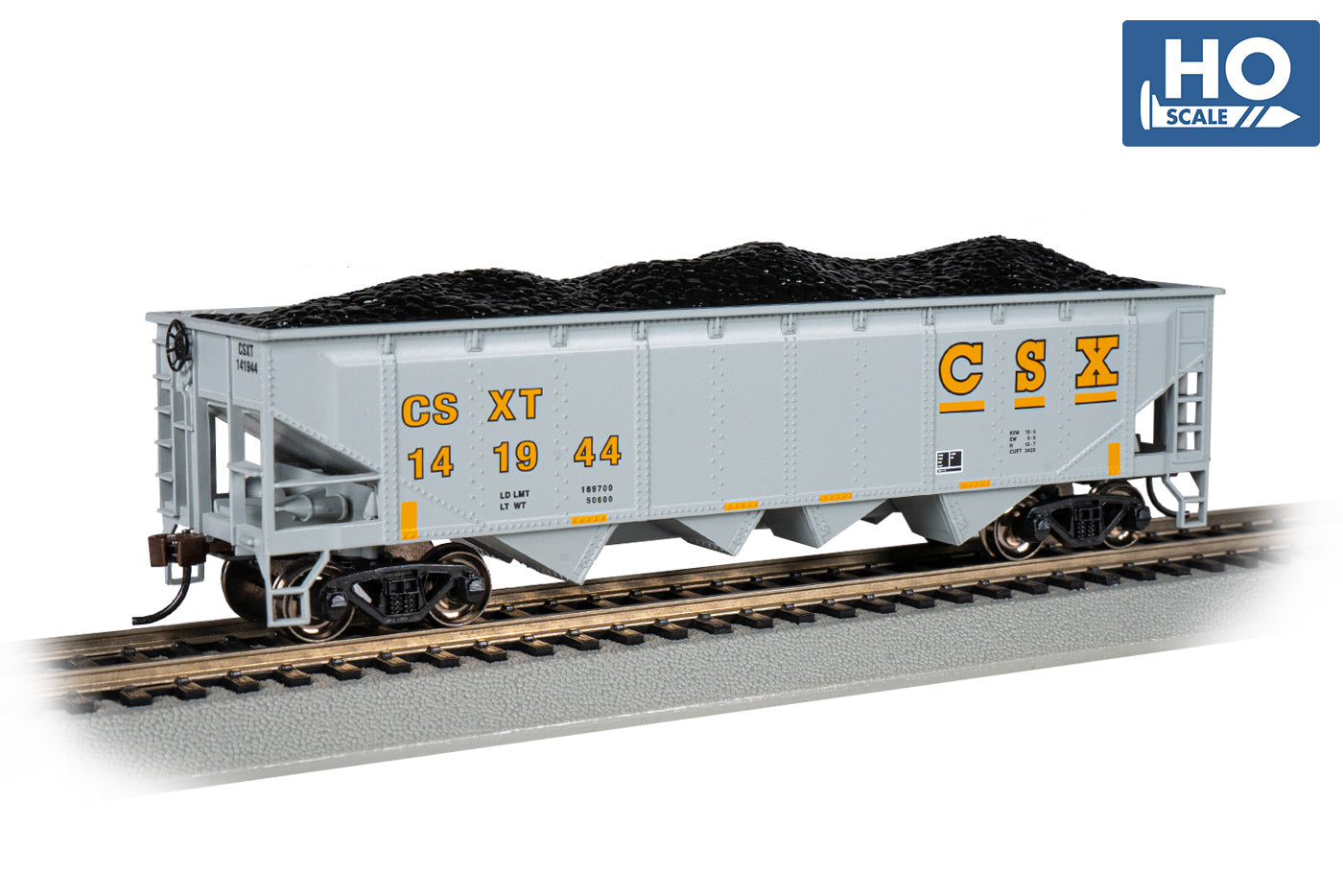 Bachmann 17615 HO CSX 40' Quad Hopper #141944