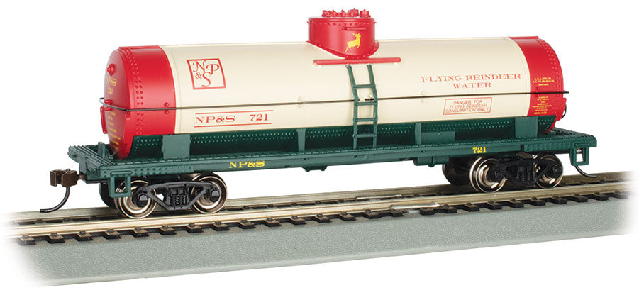Bachmann 17801 HO Scale NP & S 40' Single-Dome Tank Car Road # 721