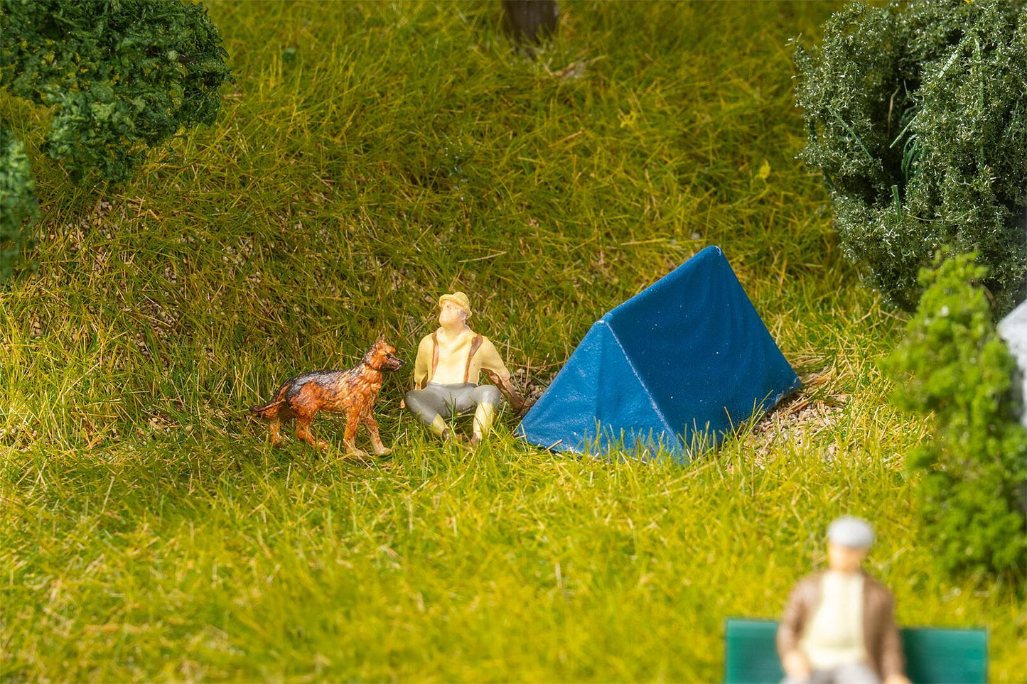 Faller 180003 HO Blue Tent (Pack of 4)