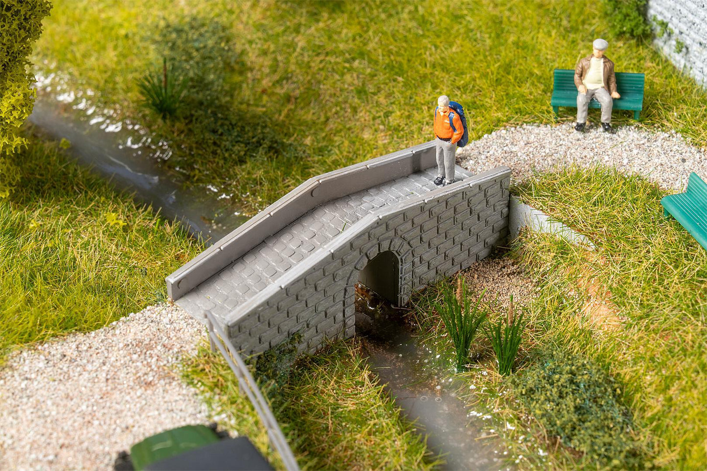 Faller 180006 HO Small Stone Bridge Building Kit