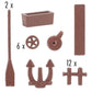 Faller 180009 HO Harbor Accessories Kit
