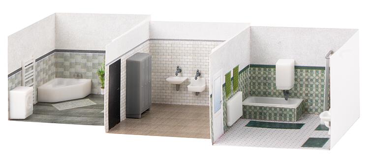 Faller 180355 HO Bathroom Equipment Sets Building Kit