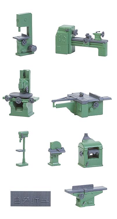 Faller 180455 HO Scale Workshop Furnishings Plastic Parts