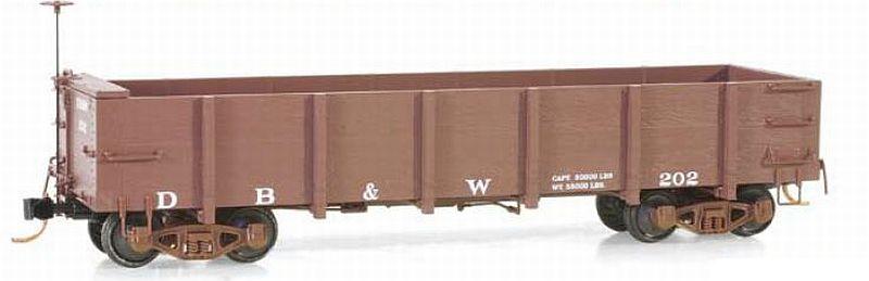 Micro-Trains 86000020 HOn3 Denver, Boulder & Western 30' Gondola #202