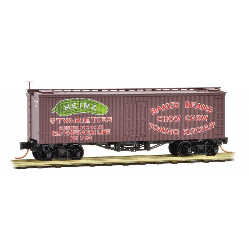 Micro-Trains 05800340 N HJ Heinz Series #9 36' Wood Sheathed Ice Reefer #312