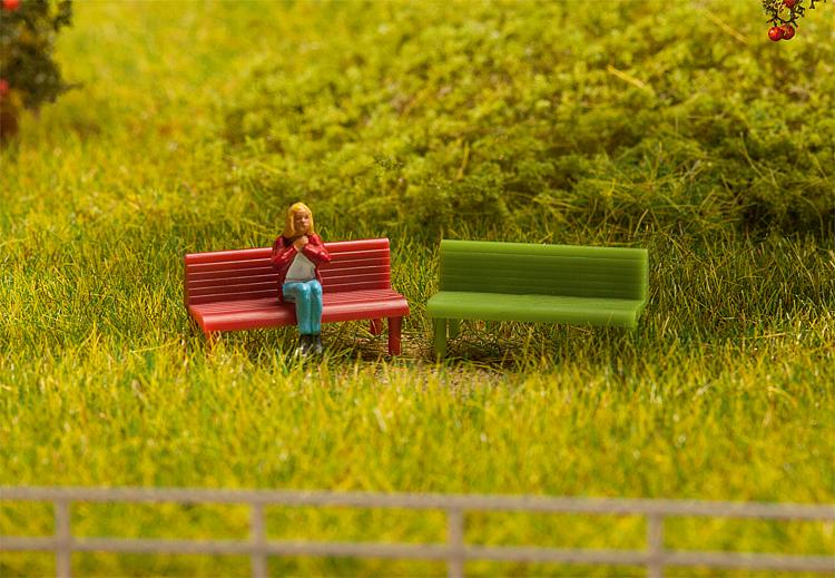 Faller 180919 HO Wood Benches Package (4)