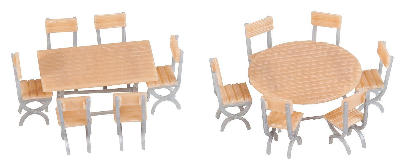 Faller 180957 HO Tables and Chairs Kit